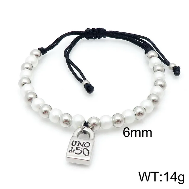 Uno De 50 Pearl Bracelet 2025
