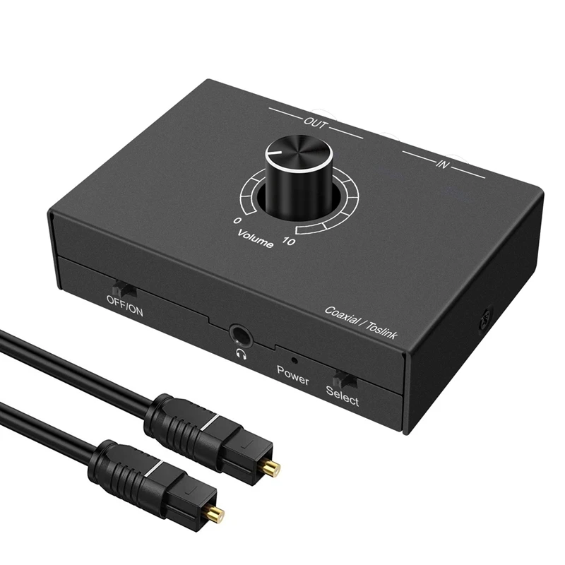o Amplifier Digital to Analog Optical and Coaxial RCA 3 5mm Headphone Amplifier