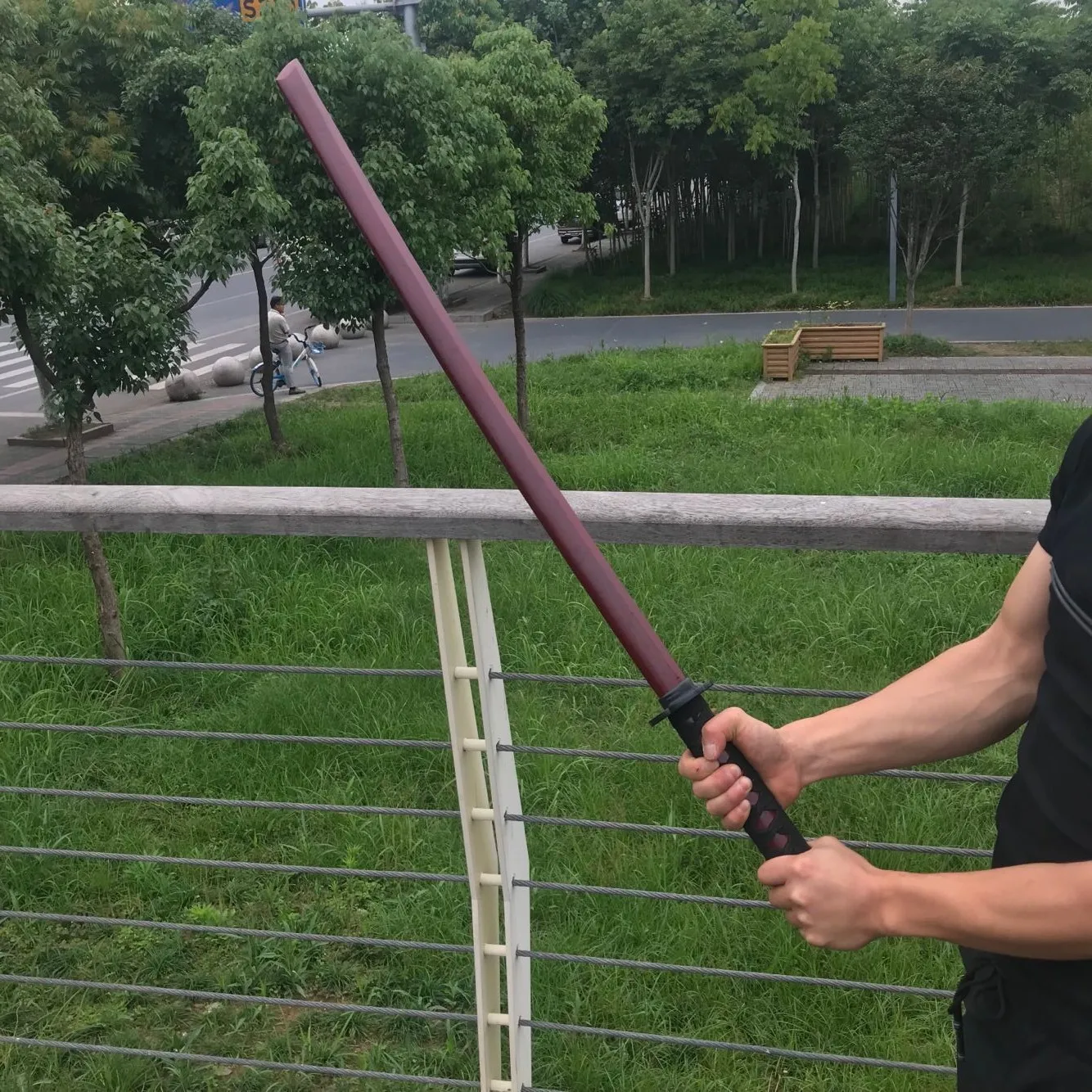 Kendo практика Деревянный Резак комбинированный газовый дорожный деревянный меч, практика специального назначения боевое искусство кунг-фу бамбуковый меч