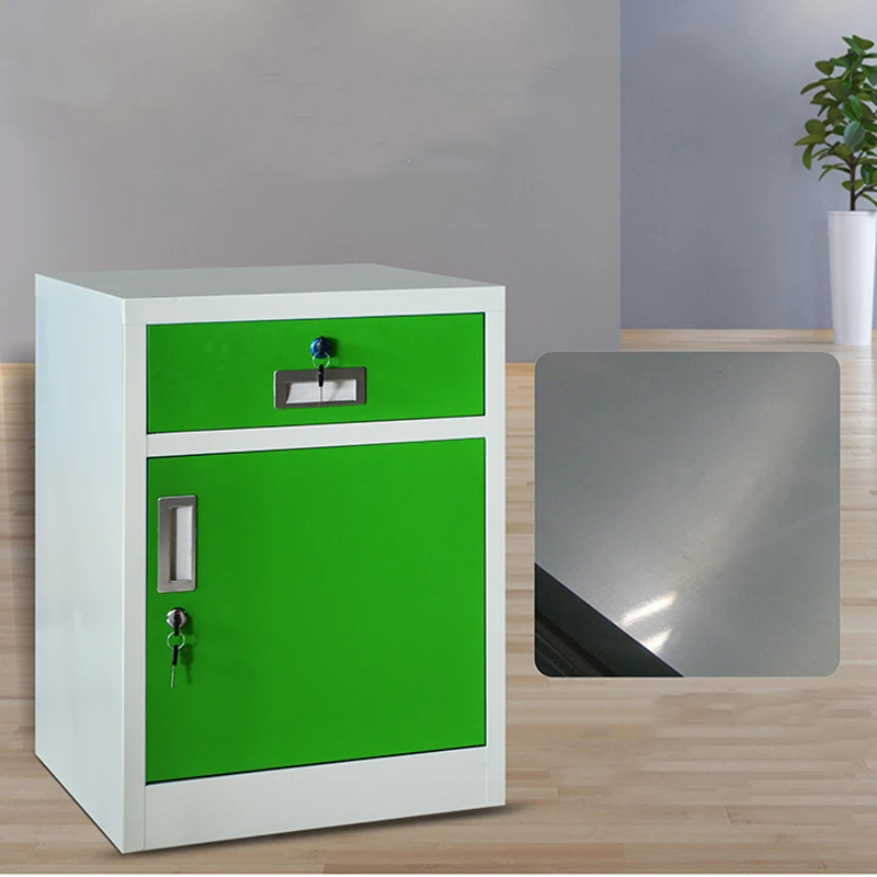 

steel file cabinet with lock, low cabinet, storage file cabinet, iron sheet cabinet, small cabinet, table, bed head cabinet