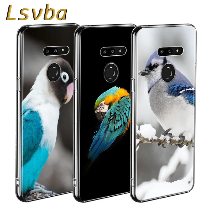 

cute birds Style for LG W20 W10 V50S V50 V40 V30 K50S K40S K30 K20 Q60 Q8 Q7 Q6 G8 G7 G6 ThinQ Phone Case