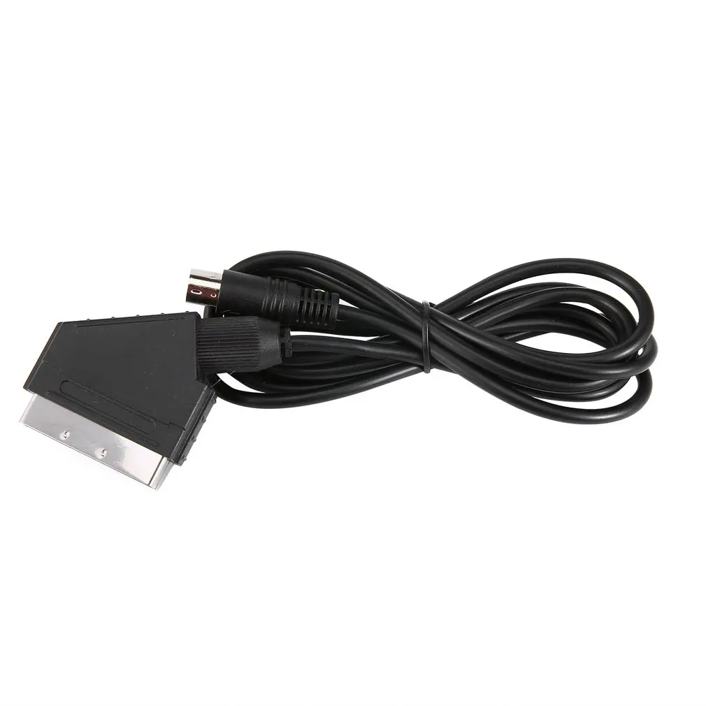 1 8 м/6 футов EU версия V-pin Scart кабель RGB AV кабели PAL для Sega Genesis 2 Mega Drive MD высокое