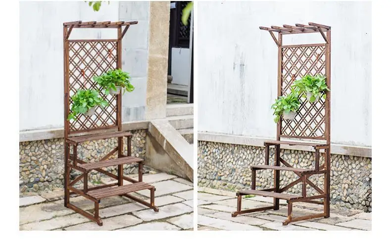 Деревянные полки стол Balkon Estante Flores Варанда Repisa Para Plantas Крытый для наружного балкона Цветочная полка стойка завод Стенд