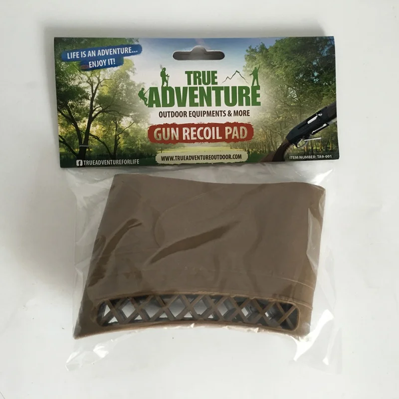 

Outdoor Hunting Sports Shooting Rifle Rubber Recoil Pad Slip-On Buttstock Extension Gun Butt Protector Rubber Equipment