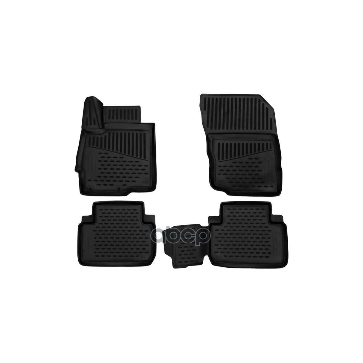 Коврики 3d В Салон Mitsubishi Eclipse Cross, 01/- 4 Шт.(Полиуретан) ELEMENT арт. ELEMENT3D3547210