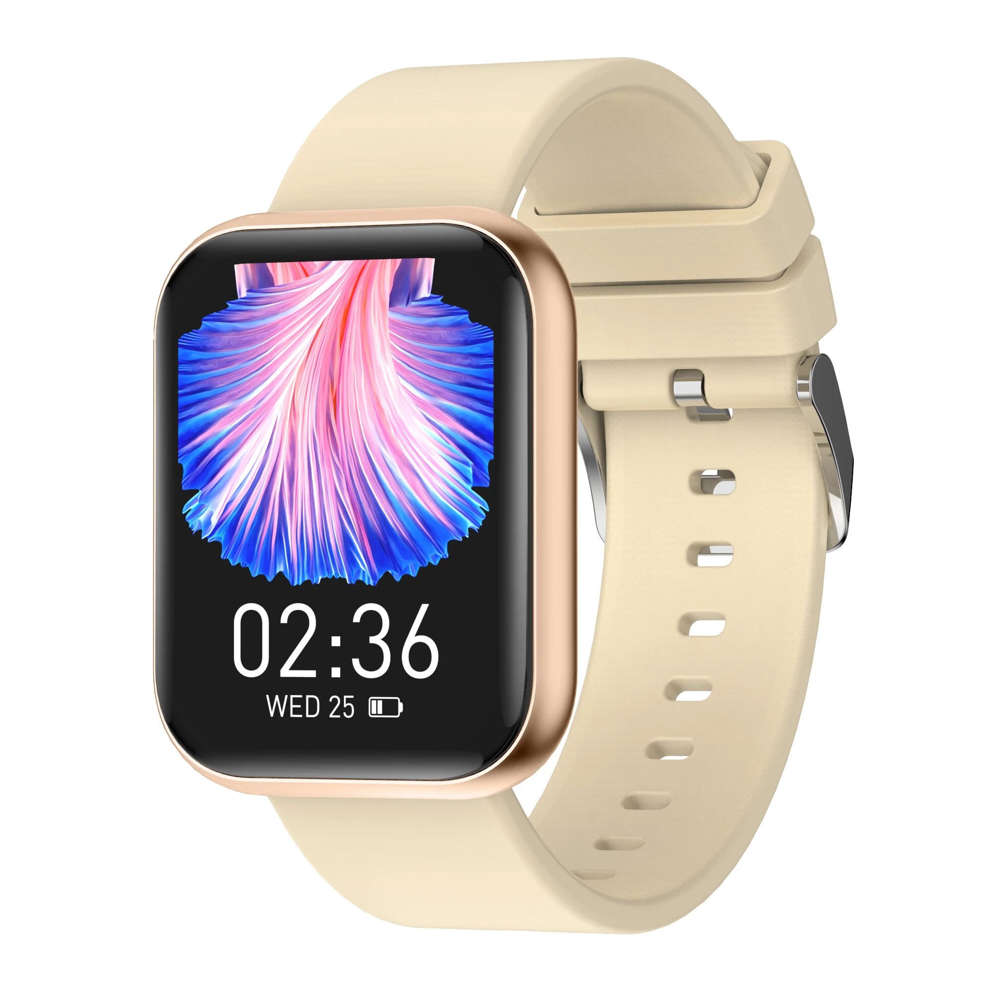 2021 New Smart Watch 1.69 Inch Full Touch Screen Fitness Tracker Heart Rate Monitor IP68 Waterproof Women Men Smartwatch