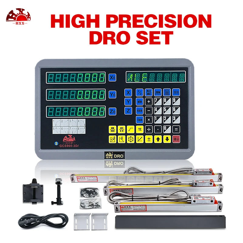 HXX новый дизайн 3 оси DRO GCS900-3D/используется для всех машин с 5u TTL линейным датчиком |