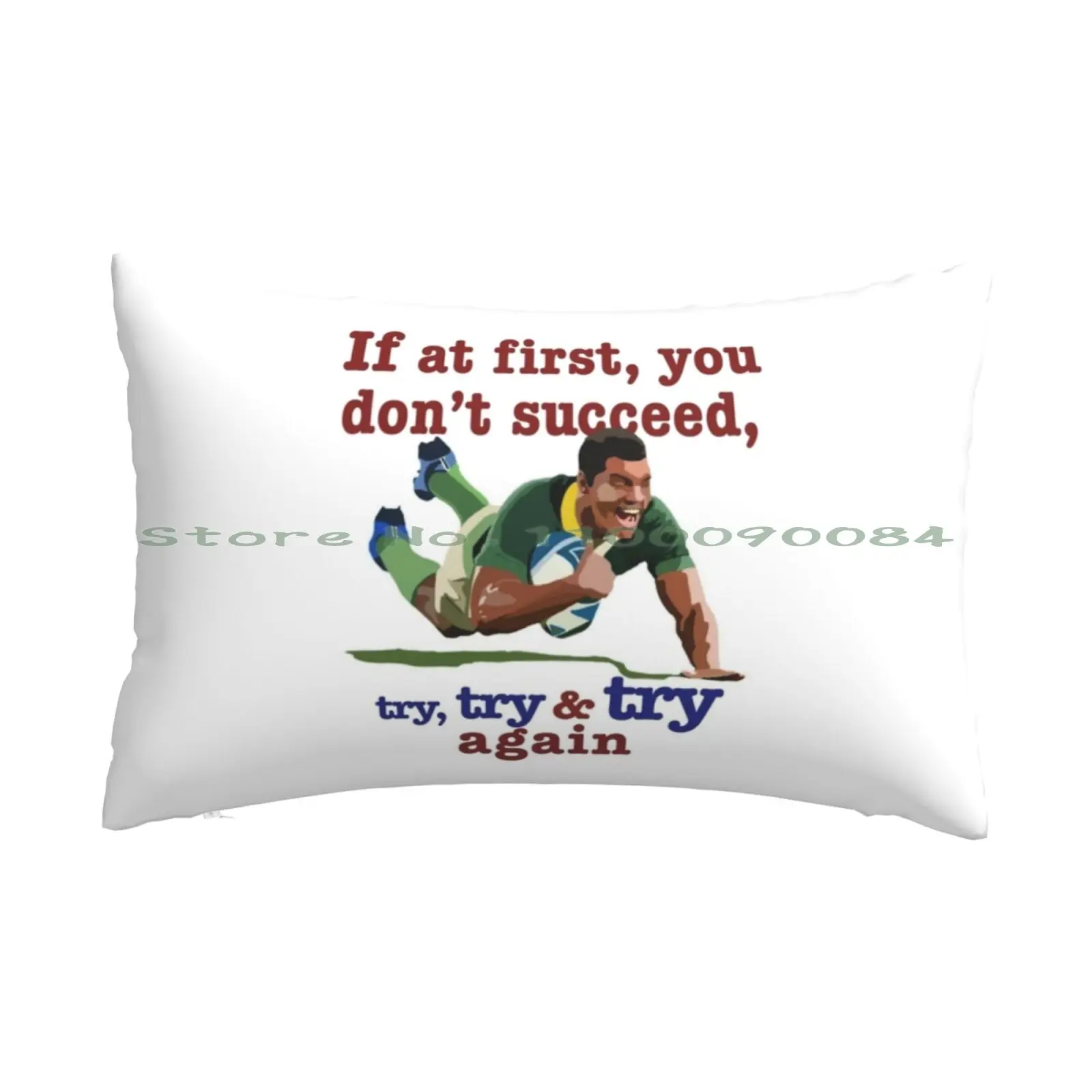 Rugby Try Guy Federa 20X30 50*75 Divano Camera Da Letto Purr Kitty Kat Cats Kawaii Snack Kitten Lover Cat Lover Kawaii Art Kawaii