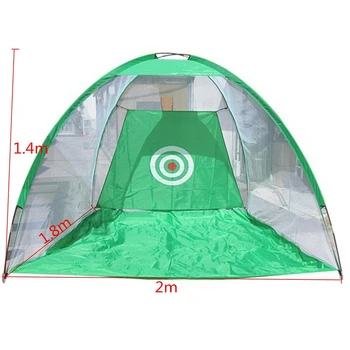 

Sports With Hitting Mat Club Indoor Outdoor Garden Grassland Golf Practice Net Exercises Backyard Foldable Swing Portable