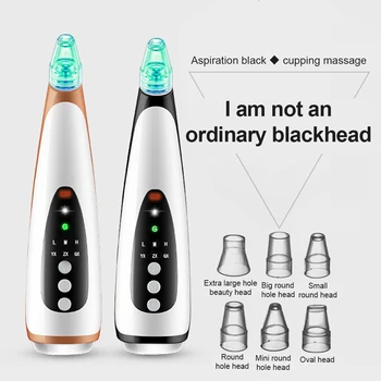 

Fast Blackhead Apparatus Electric Pore Cleaner Black Point Vacuum Remover Dark Spot Cleaning For Face Skin Care Rejuvenation