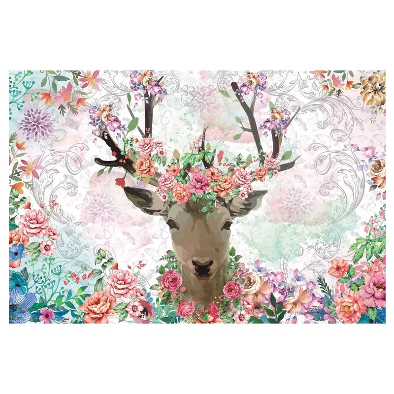 

Jigsaw Puzzle 1000 PCs Wood Enhanced Version of Night Light Educational Relaxation Children Cartoon Animation Scenery Famous Pai