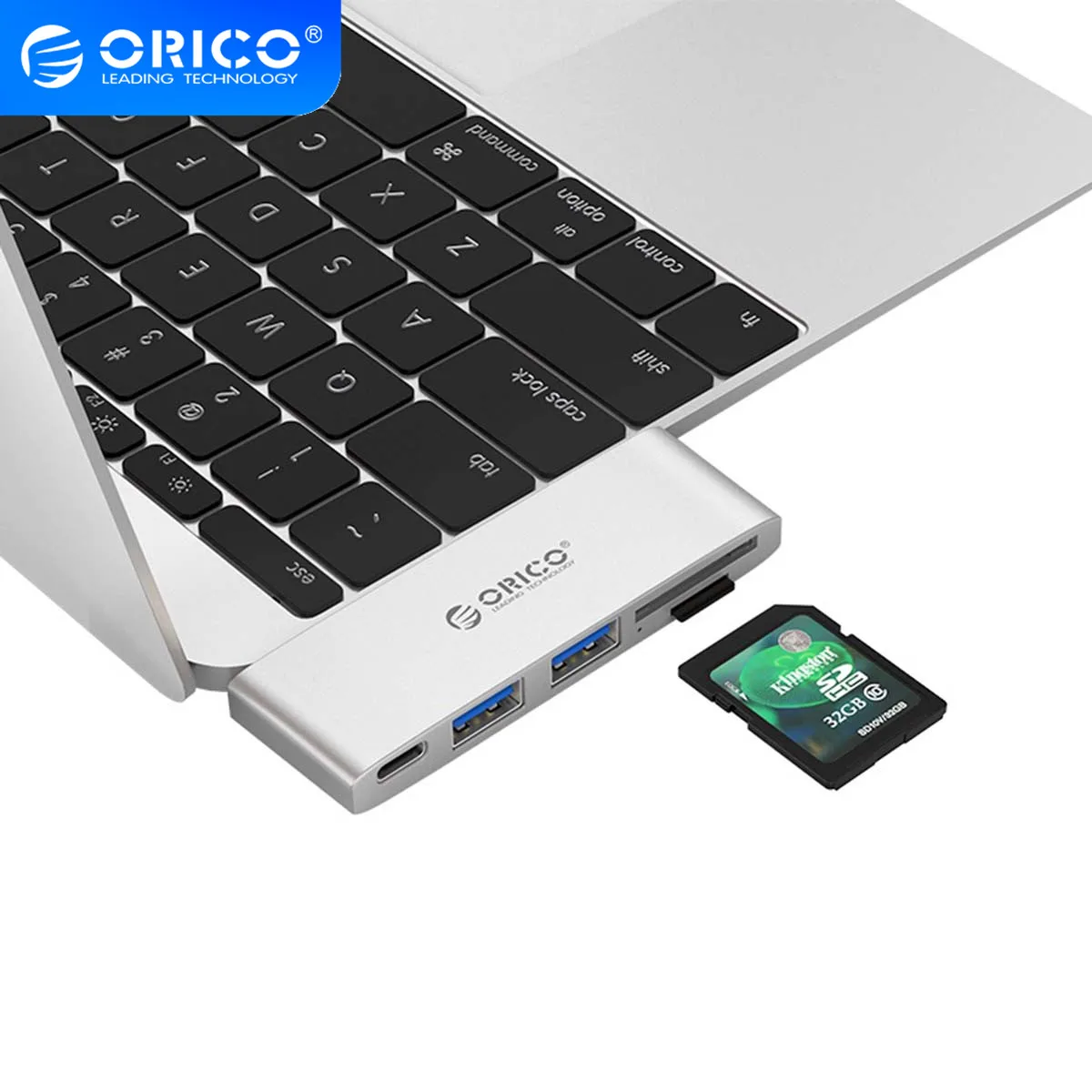 ORICO USB C HUB Type-C для USB3.0 /Type-C / TF/SD мини док-станция ноутбука | Компьютеры и офис