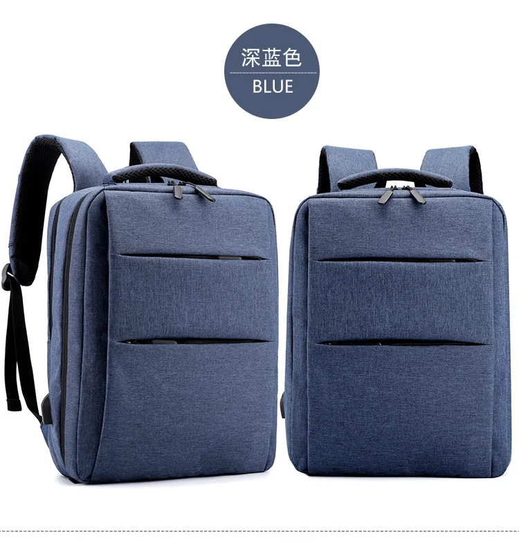 Модный большой деловой рюкзак мужской USB 17 дюймов ноутбук рюкзаки школьные сумки Мужская сумка студенческий школьный 15,6 анти кража