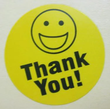 

10000 pcs/lot 25mm diameter YELLOW SMILEY FACE Self-adhesive paper sticker Item no.GU17