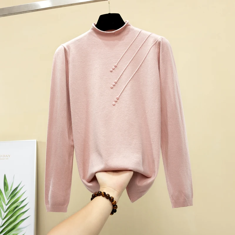 

Knit Sweater Women 2019 Fashion Temperament Pullovers Sweater Female Casual Loose Tops Soft Comfortable Sweater Autumn Winter