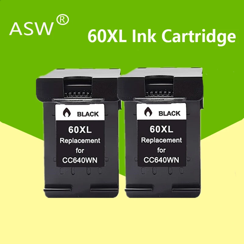 ASW 60XL чернильные картриджи для HP 60 XL Deskjet C4685 C4688 C4798 C4799 D110a ENVY 100 110 111 114 120 121 F2480 F2420 F4480