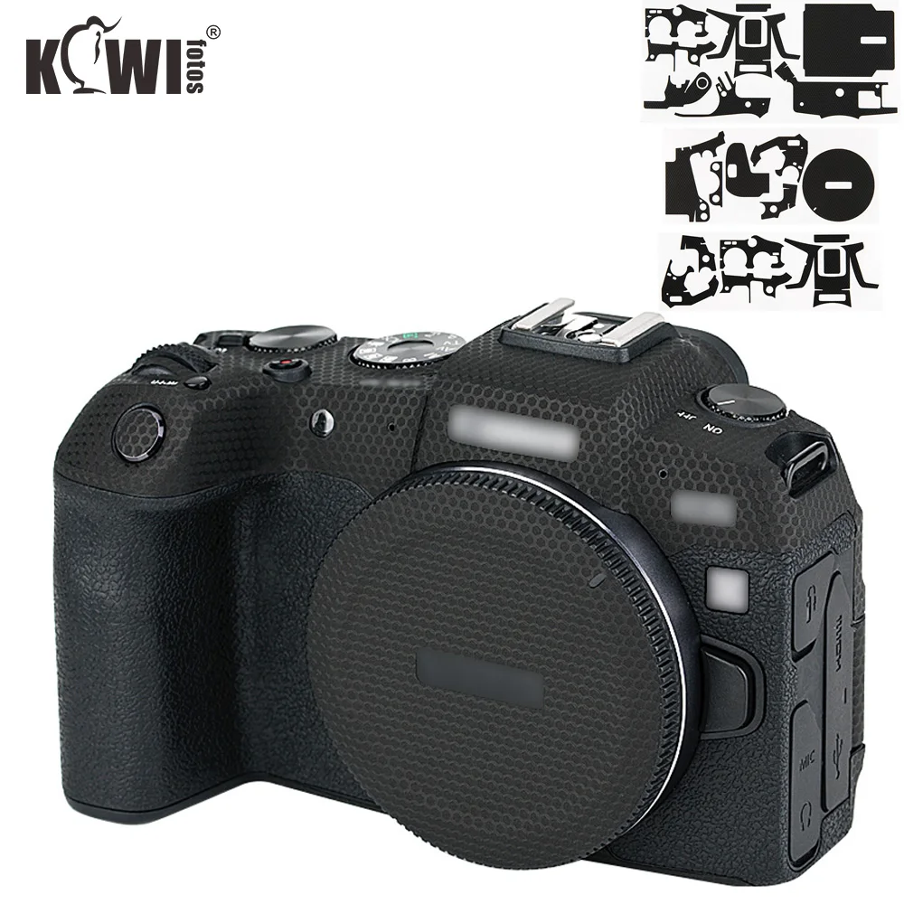 kiwi Anti-Scratch Protective Skin Film Fit Camera Body Sticker for For Canon EOS RP Matrix Black afbeelding