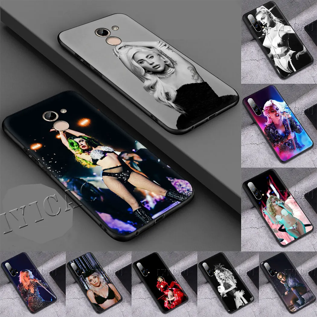 Мягкий чехол Lady Gaga для Honor 6A 7A Pro 7C 5 99 дюйма 7X 8 Lite 8X 8c 9 10 9X Note 20 View | Мобильные