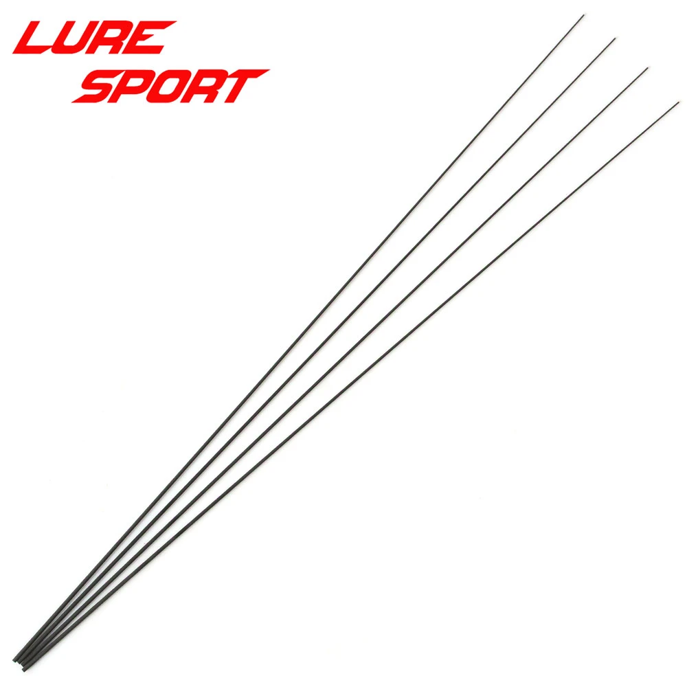 LureSport 4pcs 50cm Solid carbon rod Tip blank no paint Rod building