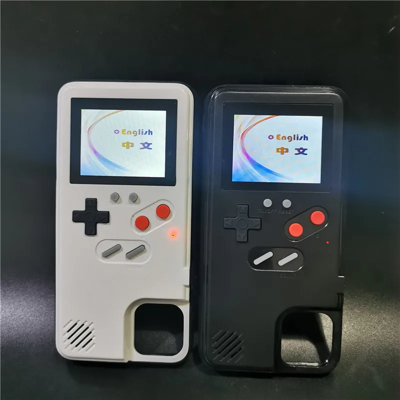 Cena Kolorowy wyświetlacz gry etui na iphone a 11 11 pro 11 pro max klasyczna gra na iphone Xs Max Xr Xs 6 6s 7 8 plus X Coques