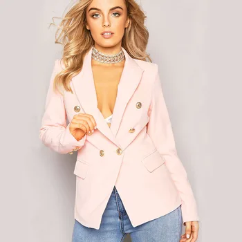

White Blazer Harajuku Women Blazers and Jackets Womens Coat Woman Clothes Double Breasted Girls Casual 2019 Spring Coat