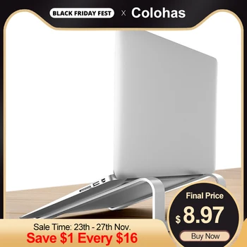

Aluminum Alloy Adjustable Laptop Stand Folding Portable Support Notebook Holder For MacBook Air Pro Computer Stand Riser