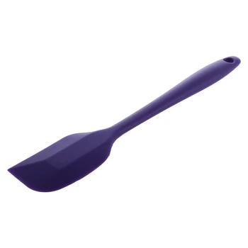 

Silicone Spatula Spoon Kitchen Utensil Cake Mixer Cooking Baking Mixer Scraper(Purple)21CM