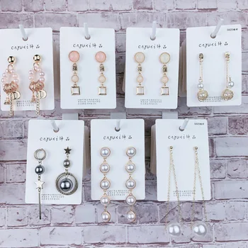 

30 Pairs/lot simple cute women jewelry earrings wholesale 201102-28