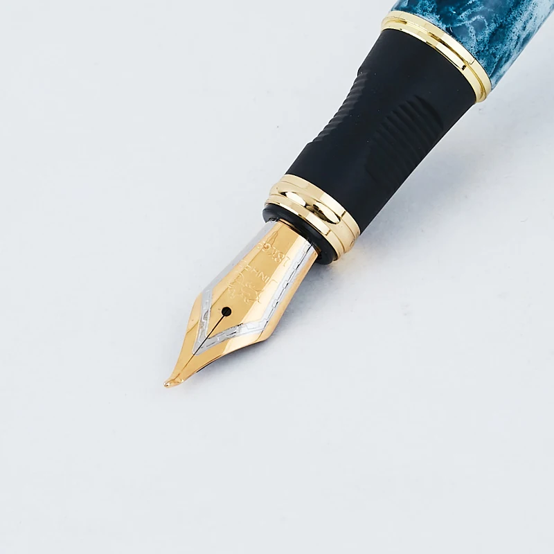 JINHAO Роскошная перьевая ручка Золотое перо 0 7 мм чернильная каллиграфическая