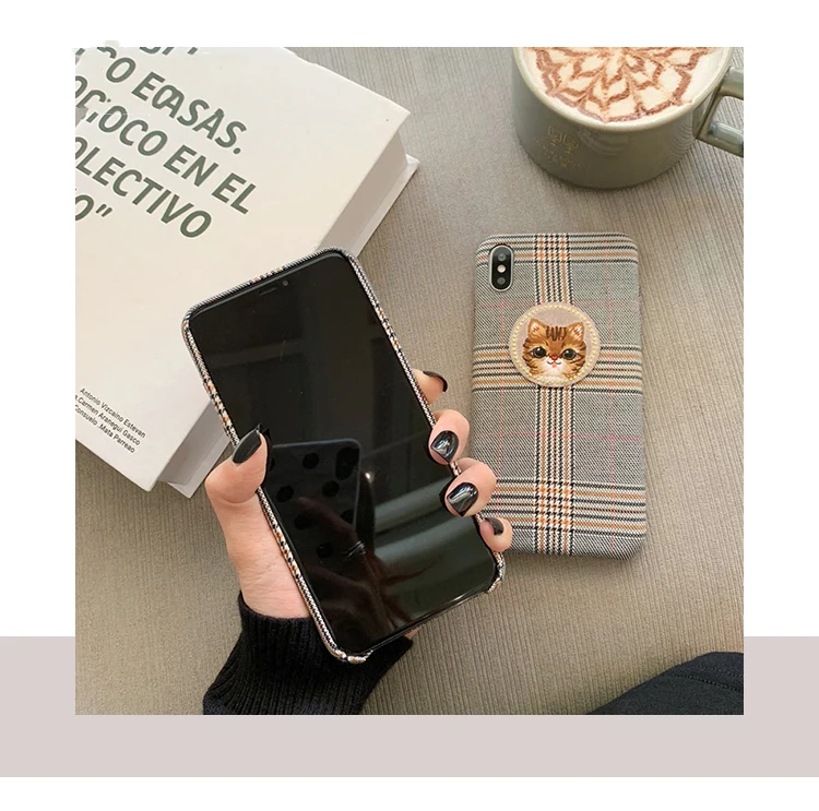 GlamPhoneCase с рисунком кота и кролика чехол для iPhone X XS Max XR Мягкий силиконовый чехол для iPhone 7 8 6 6s плюс Чехол