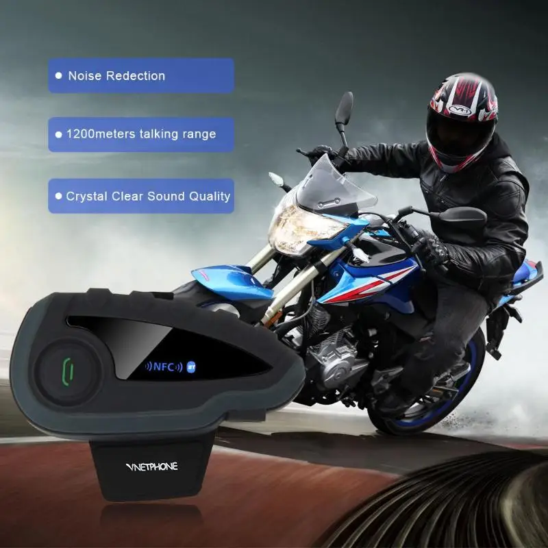 V8 мотоциклетный шлем Bluetooth домофон гарнитура дистанционное управление ручка NFC