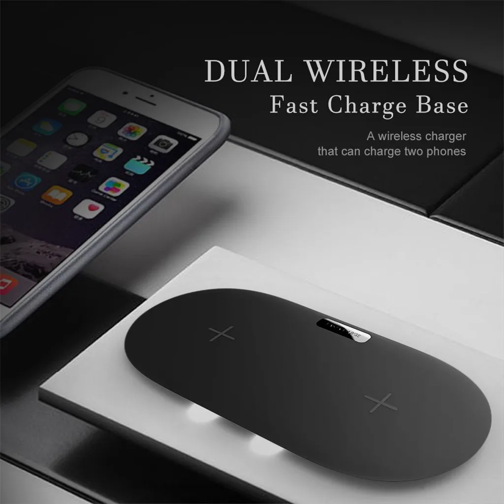 

Wireless Charger Dual-charge 10w7.5w Fast Wireless Charger Supporting For Samsung Galaxy Note 10 Fast Wireless Charging dock
