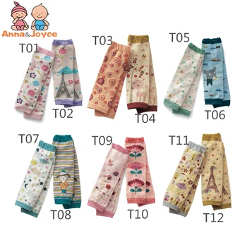 

12Pairs/lot Baby Girls Leg Warmers Cotton Soft Baby Knee Pads Leg Warmers Warm Autumn Kneepad Sets Kids Safety
