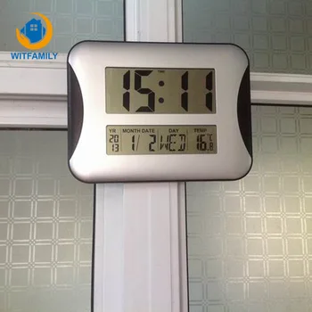 

Calendar Clock Large Size Electronic Alarm Clock LED Electronic Clock Dual Screen Calendar Clock Creative Wall Clock