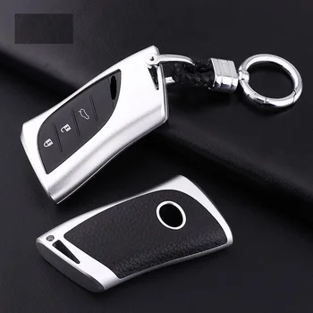 

Car Aluminium Key Holder Cover Case Shell for Lexus 2018 ES300h ES350 ES200 ES260 2018 New LS350 LS500h Remote Control Key Fob