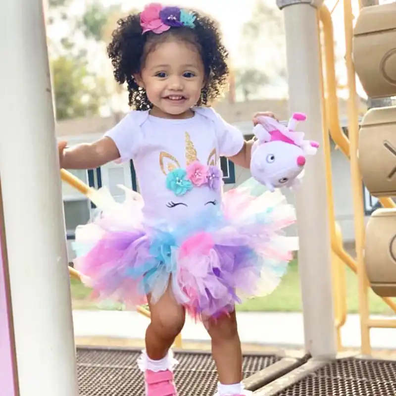 Vestido De 1 Ano Para Ninas Pequenas Ropa De Cumpleanos Traje De Fiesta Para Bautizo De Unicornio Ropa De Princesas Para Ninas Pequenas 12 Meses Aliexpress
