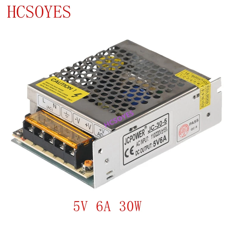 DC 5V 2A/3A/4A/5A/6A/8A/10A/12A/20A/30A/40A/60A переключатель светодиодный Питание трансформаторы