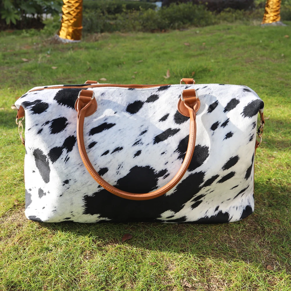 Weekender Bag Leopard Cow Cowhide 