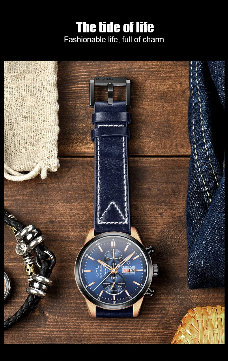 Fairwhale для мужчин бизнес часы Модные Классические кварцевые нержавеющая сталь спортивные часы Роскошные мужские часы Relogio Masculino