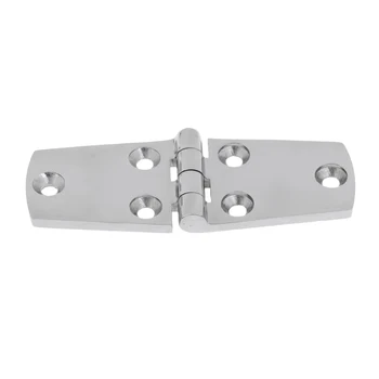 

316 Stainless Steel Marine Polished Boat Door Deck Hinge Cabin Strap Hinge