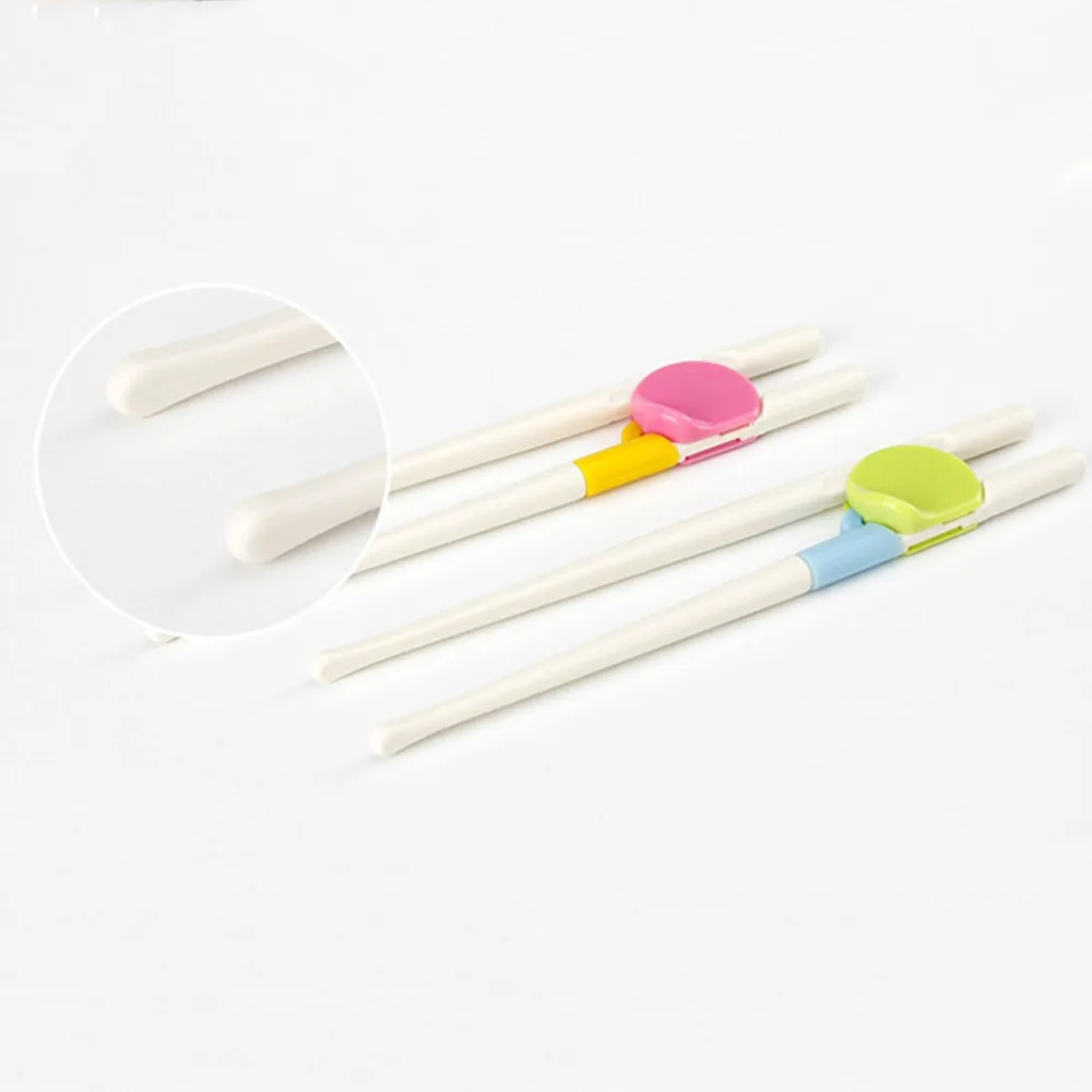 Пара/Набор детских палочек для еды, детские учебные палочки для обучения, простые в использовании палочки для еды для начинающих