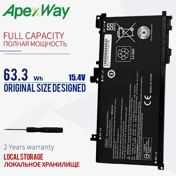 

4035 mAh New laptop battery TE04XL for HP OMEN 15-AX battery for laptop 15-AX033DX AX020TX 905277-555 HSTNN-UB7A BC219TX battery