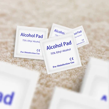 

100 Pcs Disposable Wipes Exchange Pad Skin Cleansing Care Mobile Phone Manicure Clean Alcohol Disinfectant Cotton