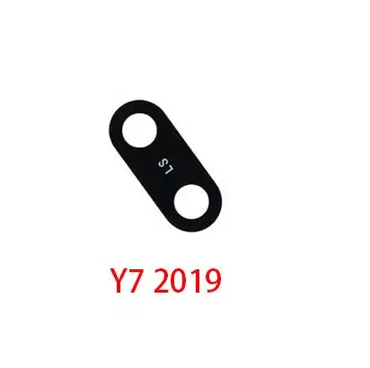 Y7 2019 100 шт./лот, стеклянный объектив для камеры, задняя камера, стеклянный объектив с клеем для huawei Y5 Y6 Y7 Pro Y9 Prime P Smart - Цвет: Y7 2019