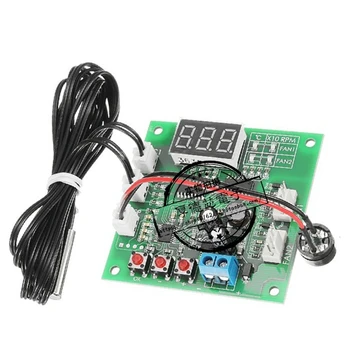

Two Road Dissipate Heat Pwm Four Line Fans Temperature Control Governor 12v24v48v Temperature Speed Display Stop Call The Police