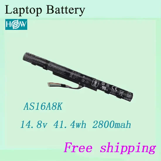 Высококачественный аккумулятор для Acer AS16A8K Aspire E 15 series E5-575G-53VG E5-575G-58UJ Аккумулятор