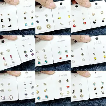 

30 Pairs/lot fashion classical women earrings wholesale small size earring jewelry lot 200731-84