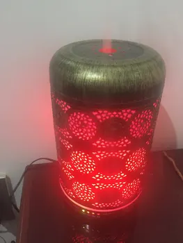 

Aromatherapy Diffuser Metal Aroma Essential Oil Humidifier Mist Maker Romantic Light Air Humidifier For Home Office Hotel