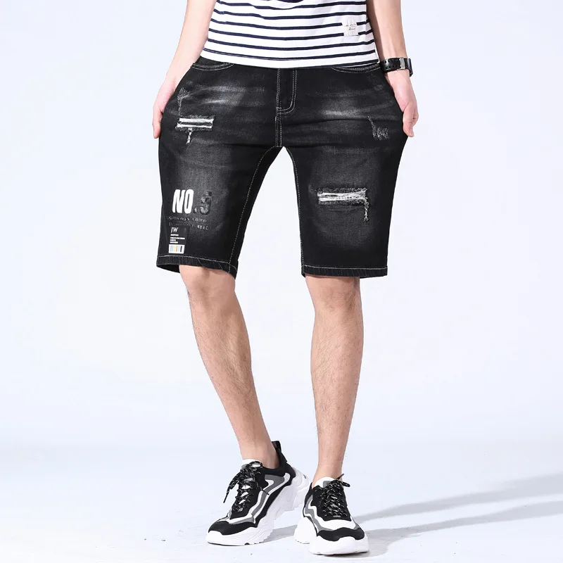 Jean Shorts For Men Denim Ripped 