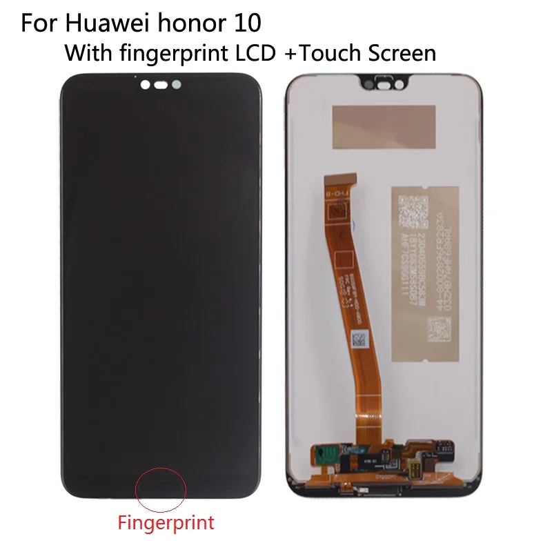 Оригинальный Новый ЖК дисплей для Huawei Honor 10 COL L29 с датчиком отпечатка пальца